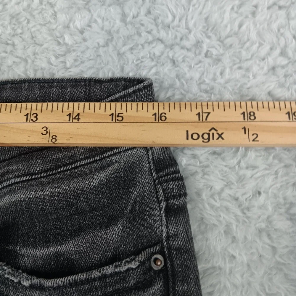 BKE Payton Ankle Skinny Jeans Womens 30x27 Faded Black ABK5648A Distressed - Picture 10 of 14